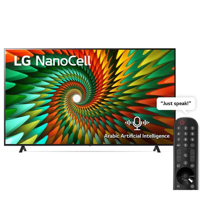 LG Nanocell TV 55" NANO77R WebOS Smart AI ThinQ - Magic Remote - 2023 New - HDR1- HLG - AI Picture - AI Sound Pro (5.1.2ch) - 55NANO776RA LG Nanocell TV 55" NANO77R WebOS Smart AI ThinQ - Magic Remote - 2023 New - HDR1- HLG - AI Picture - AI Sound Pro (5.1.2ch) - 55NANO776RA - Image 1
