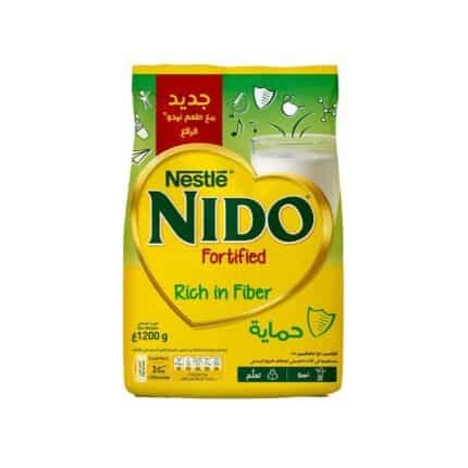 حليب نيدو المجفف المدعم الغني بالألياف - 1200غم