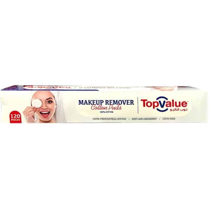 Top Value Makeup Removal Cotton Pads - 120 Pieces - Image 1