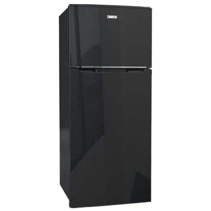 Zanussi Crispo No Frost Refrigerator - 406L - Top Freezer - Black - DF43B - Image 1
