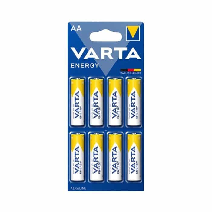 Varta Energy AA Alkaline Batteries - 8 Batteries - Image 1