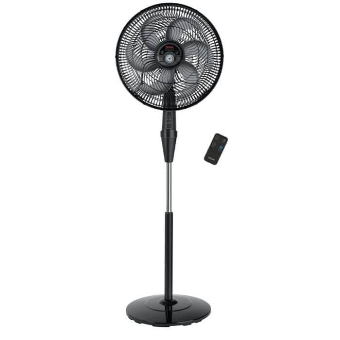 Tefal Anti-Mosquito Repellent Stand Fan - 16 Inch - With Remote - Black - VG4135EE - Image 1