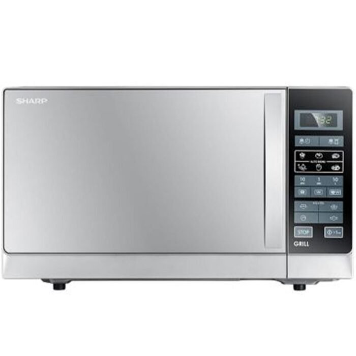 Sharp Microwave - 25L - with Grill - 900W - Silver - R-750MR(S) - Image 1