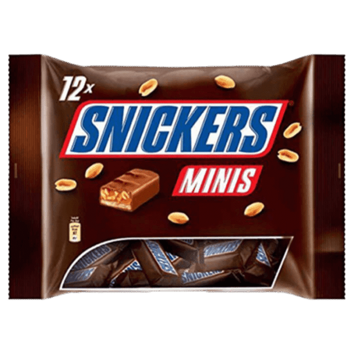 Snickers Minis Caramel & Peanuts Chocolate - 227g - 12 Pieces - Image 1