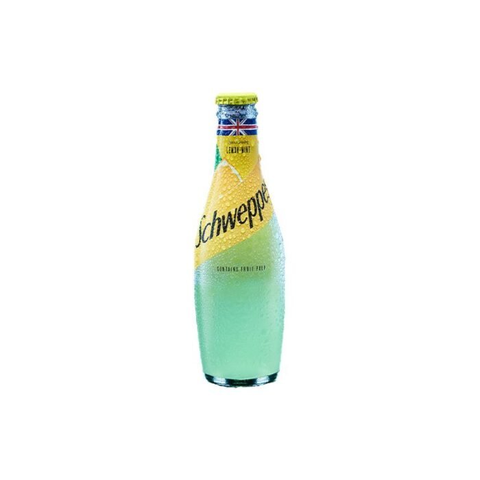 Schweppes Lemon Mint Soda Drink - 250ml - Image 1