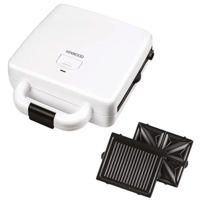 Kenwood Sandwich Maker - 1300W - Oil Tray - White - SMP94.AOWH - Image 1