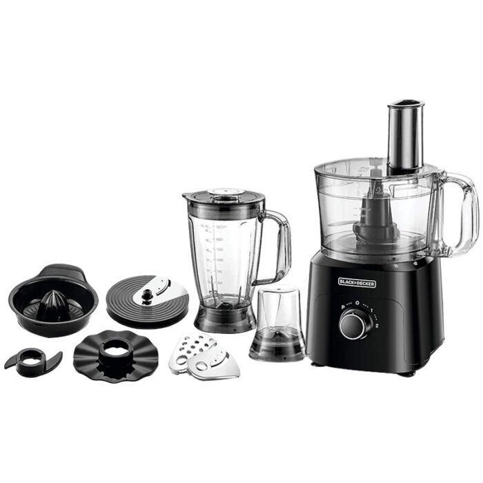 Black & Decker Food Processor - 2L Bowl - 750W - 34 Functions - Black - FX775 - Image 1