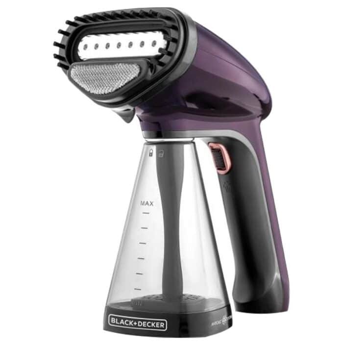 Black & Decker Portable Garment Steamer - 260ml - 1500W - Purple - HST1500 - Image 1