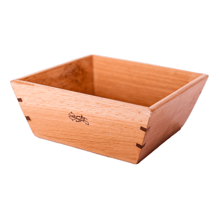 SAS Wooden Rectangular Bowl - 20 cm - Image 1