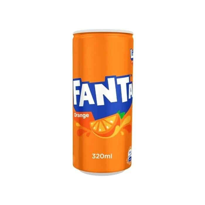 Fanta Orange Soda Drink - 320ml - Image 1