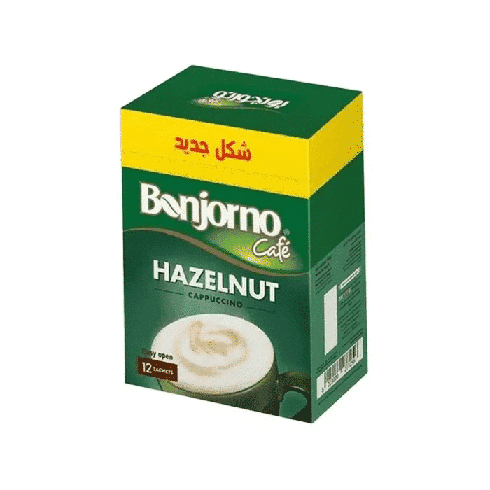 Bonjorno Hazelnut Cappuccino - 14g x 12 Sachets - Image 1