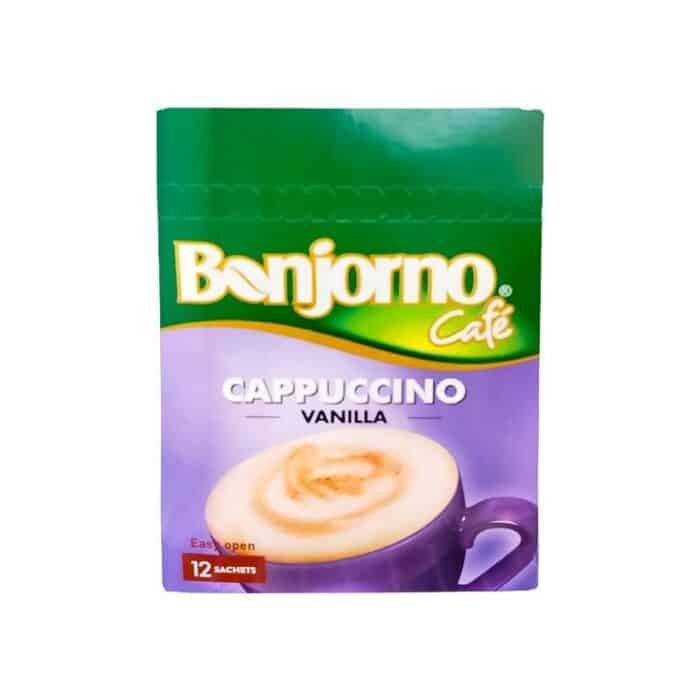 Bonjorno Vanilla Cappuccino - 14g x 12 Sachets - Image 1