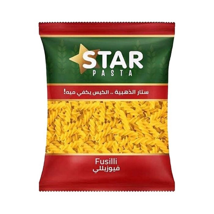 Star Fusilli Pasta - 1K - Image 1
