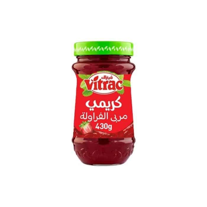 Vitrac Creamy Strawberry Jam - 430g - Image 1