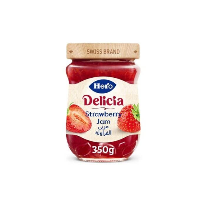Hero Delicia Strawberry Jam - 350g - Image 1