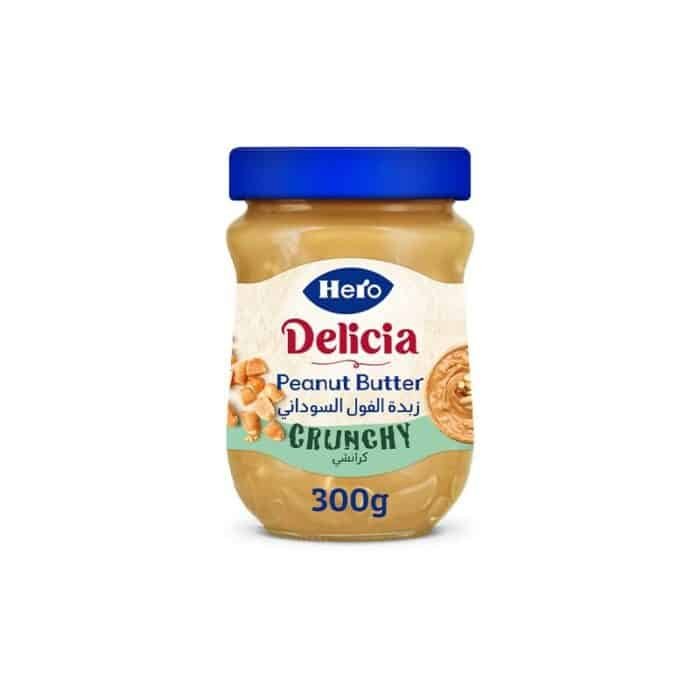 Hero Delicia Crunchy Peanut Butter - 300g - Image 1