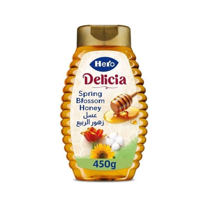 Hero Squeeze Spring Blossom Honey - 450g - Image 1