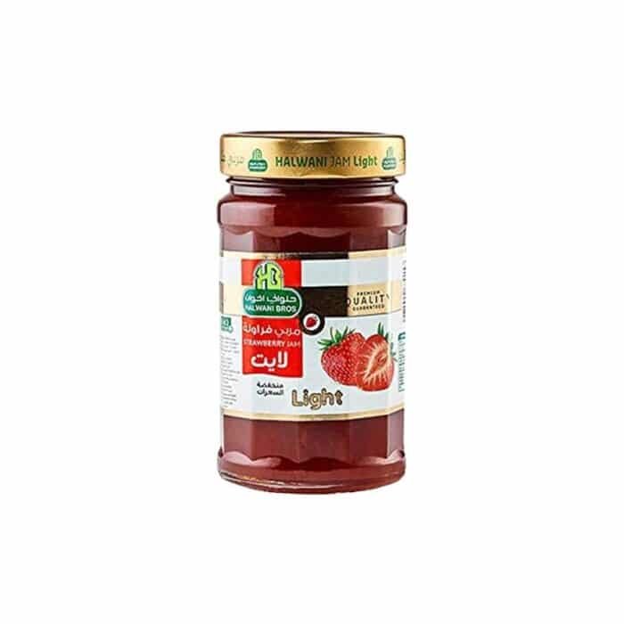 Halawani Bros Light Strawberry Jam - 380g - Image 1