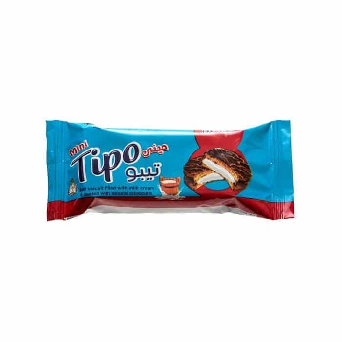 Tipo Mini Milk Cream & Chocolate Biscuit - 2 Pieces - Image 1