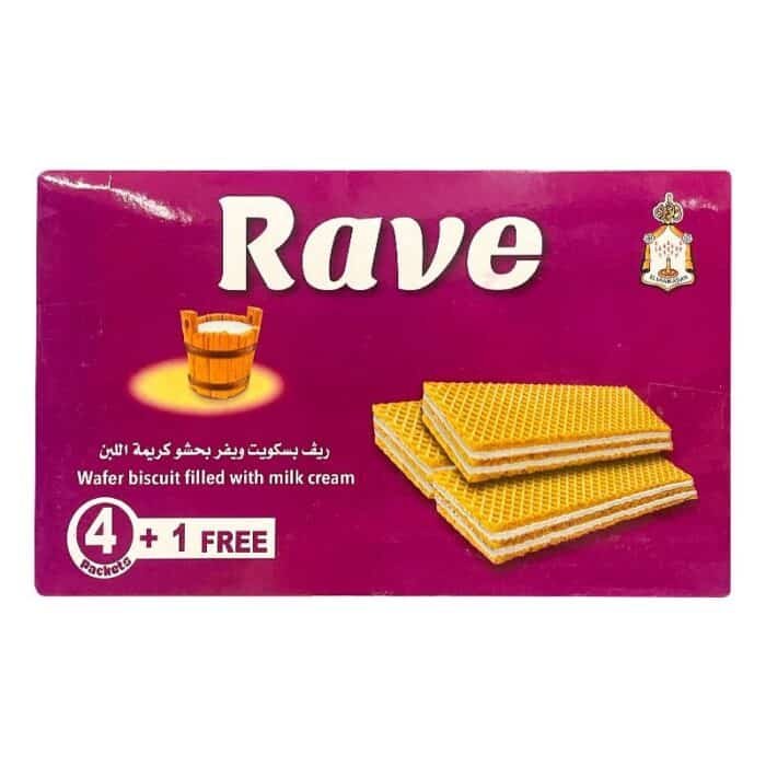 Wave Milk Cream Wafer Biscuit - 5 Pieces - Image 1