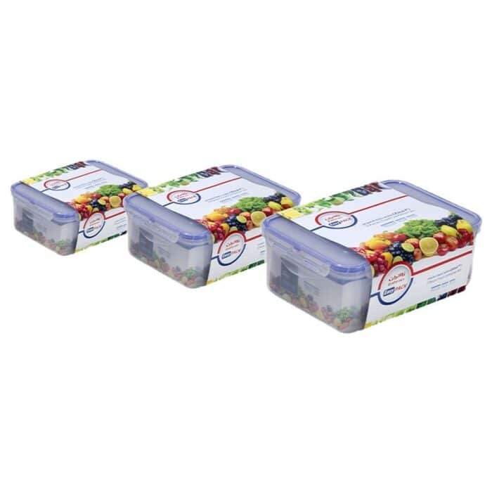 Zahran Easy Pack Silicon Food Container Set - 3 Pieces - Image 1