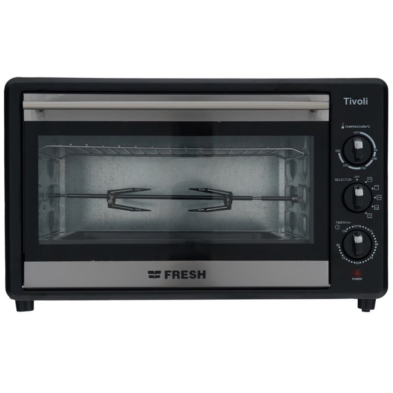 Fresh Tivoli Electric Oven - 45L - 2000W - Temperature Control - Black Fresh Tivoli Electric Oven - 45L - 2000W - Temperature Control - Black - Image 1