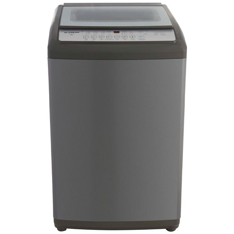 Fresh Automatic Top Load Washing Machine - 9k - Digital Display - Silver - FTM09F-12S Fresh Automatic Top Load Washing Machine - 9k - Digital Display - Silver - FTM09F-12S - Image 1