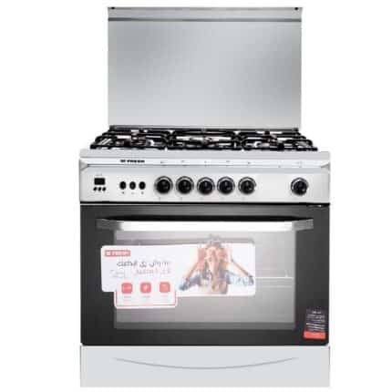 Fresh Italiano Cooker - 5 Burners - 80 x 55cm - Oven Fan - Stainless - 7531