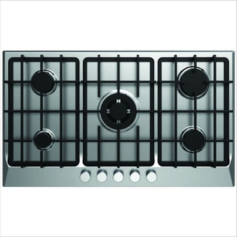 Fresh Gas Built-In-Hob - 5 Burners - Size 90cm - Stainless - 8869 - HAFR90CMSC1 Fresh Gas Built-In-Hob - 5 Burners - Size 90cm - Stainless - 8869 - HAFR90CMSC1 - Image 1