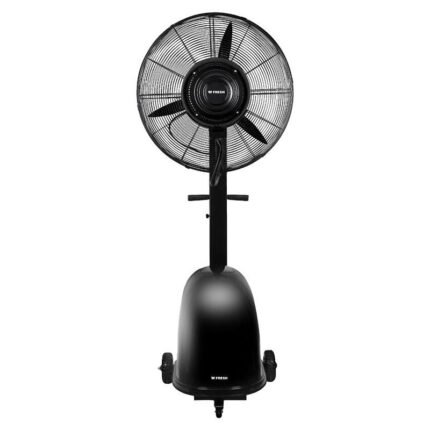 Fresh Mist Stand Fan - 26 Inch - 3 Speeds - Adjustable Fan Angle - Black