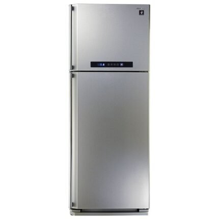 Sharp No Frost Refrigerator - 450L - Top Freezer - Digital Control - Silver - SJ-PC58A(SL)