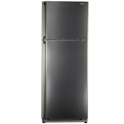 Sharp No Frost Refrigerator - 396L - Top Freezer - Ag+ Nano Deodorizer Filter - Stainless - SJ-48C(ST)