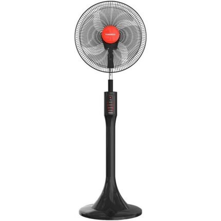 Tornado Stand Fan - 16 Inch - 4 Blades - 3 Speeds - Fan Oscillation Control - Black - EFS-111M