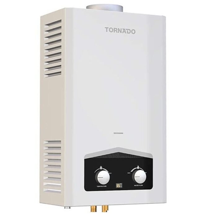 Tornado Gas Water Heater - 6L - Digital Display - White - GHMC06CNEW - Image 1