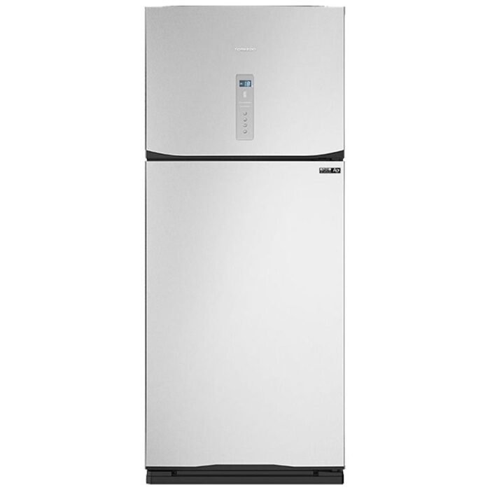 Tornado No Frost Refrigerator - 450L - Top Freezer - Hybrid Cooling System - Silver - RF-580AT-SL - Image 1