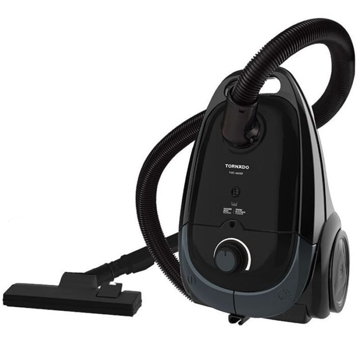 Tornado Vacuum Cleaner - 4L - 1600W - Dust Bag Alert Indicator - Black - TVC-160SP - Image 1