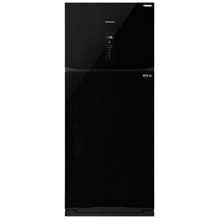 Tornado No Frost Refrigerator - 450L - Top Freezer - J-Tech Inverter technology - Black- RF-580ATV-BK - Image 1