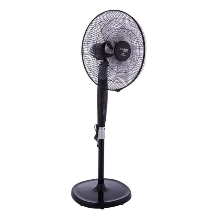 Unionaire Turbo Blade Pro Stand Fan - 18 Inch - 3 Speeds - With Remote control - Black - UFS18BRTBPRO - Image 1