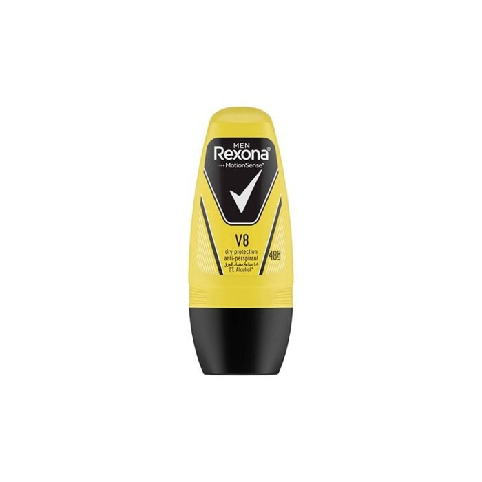 Rexona Men V8 Anti-Perspirant Deodorant Roll On - 50ml - Image 1