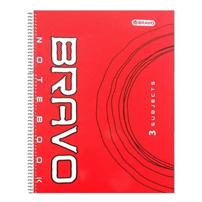 Bravo Notebook - 3 Subjects - 120 Papers - Size A4 - Image 1
