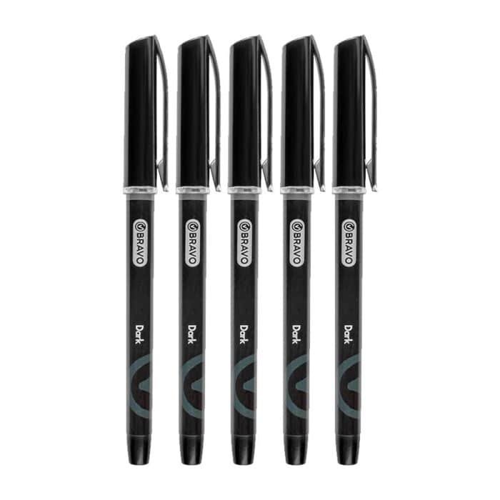 Bravo Dark Pen - 5 Pieces - Image 1