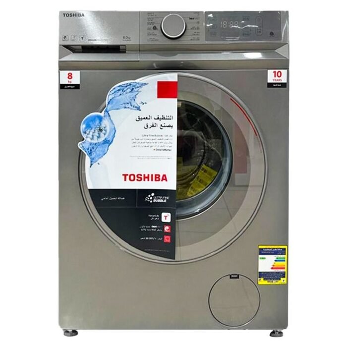 Toshiba Automatic Front Load Washing Machine - 8K - Origin Inverter Motor - Silver - TW-BL90A4EG(ss) - Image 1