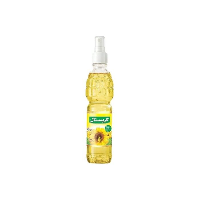 Crystal Sunflower Oil Spray Bottle - 200ml - Image 1