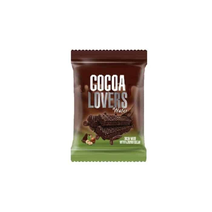 Cocoa Lovers Hazelnut Cream Wafer Biscuits - 6 Pieces - Image 1
