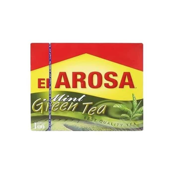 El Arosa Mint Green Tea - 100 Tea Bags - Image 1