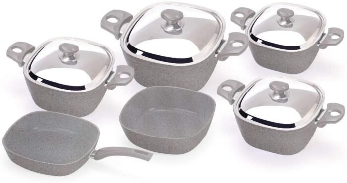 Top Chef Square Granite Cookware Set - 10 Pieces - Image 1