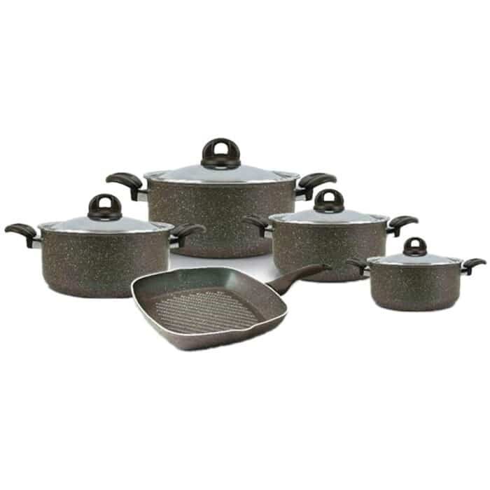Trueval Plus Non-Stick Cookware Set - 9 Pieces - Image 1