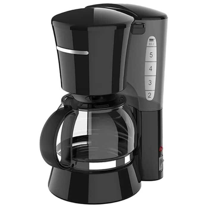 Sonai Como Coffee Maker - 6 Cups - 700W - Powerful Heating Element - Black - SH-1204 - Image 1