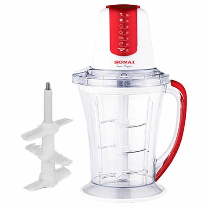 Sonai Super Chopper - 1.5L - 700W - 6 Blades - White - MAR-2077 - Image 1