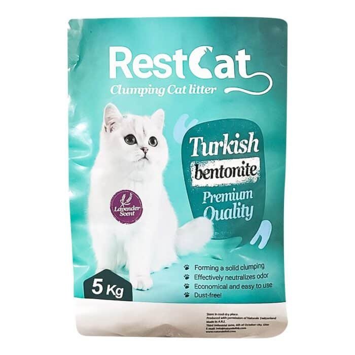 Rest Cat Clumping Cats Litter with Lavender Scent - 5k - Image 1